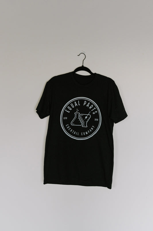 Black T-Shirt, White Logo
